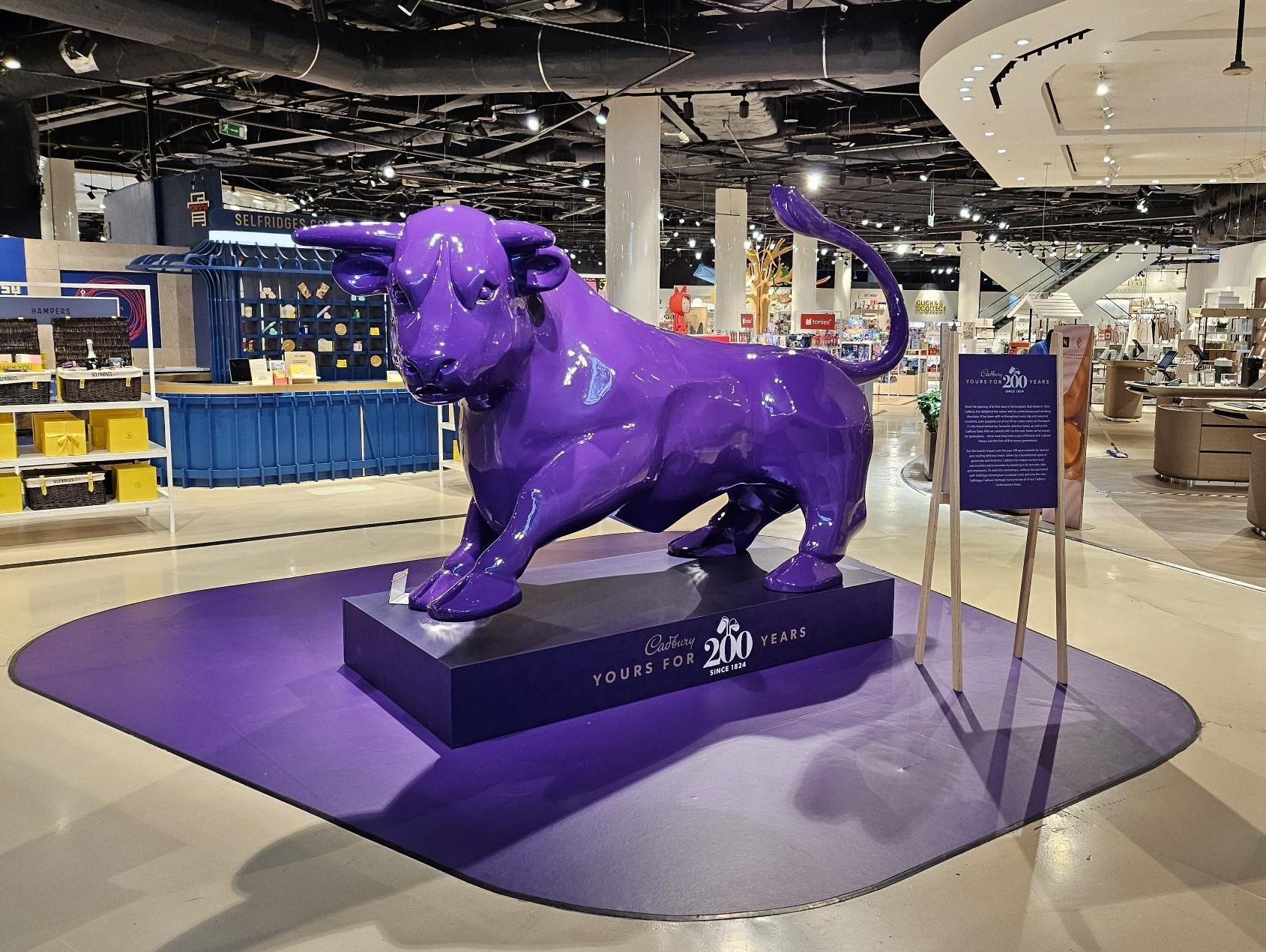 200 years of Cadbury at Selfridges in Birmingham